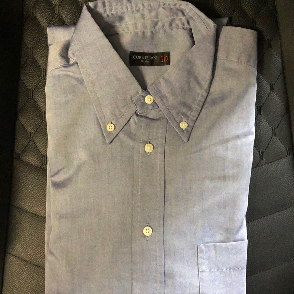 NWT $407 Corneliani 16 Shirt Large